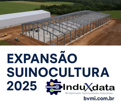 Obra Industrial de R$ 822 Milhões vai dobrar capacidade industrial - Julho 2025 - Investimento Industrial - BVMI - InduXdata - Brasil - Indústria 2025