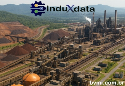 Obra Industrial de Siderurgia e Mineração terá R$ 34,8 Bilhões - Brasil 2026 - BVMI - Novembro 2025 - Investimento Industrial - Obra Industrial - Projeto Industrial - Construção Indutrial - Engenhar