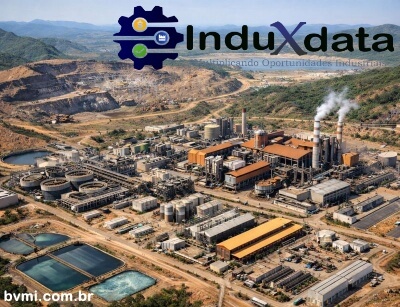 Metalurgia Nova Obra e Construção Industrial de R$ 1,3 Bi no Brasil-InduXdata-BVMI-Obras Industriais-Construção Industrial-Comissionamento Industrial-Engenharia-Projeto Industrial-Janeiro 2026